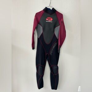 Black and Red Wetsuit